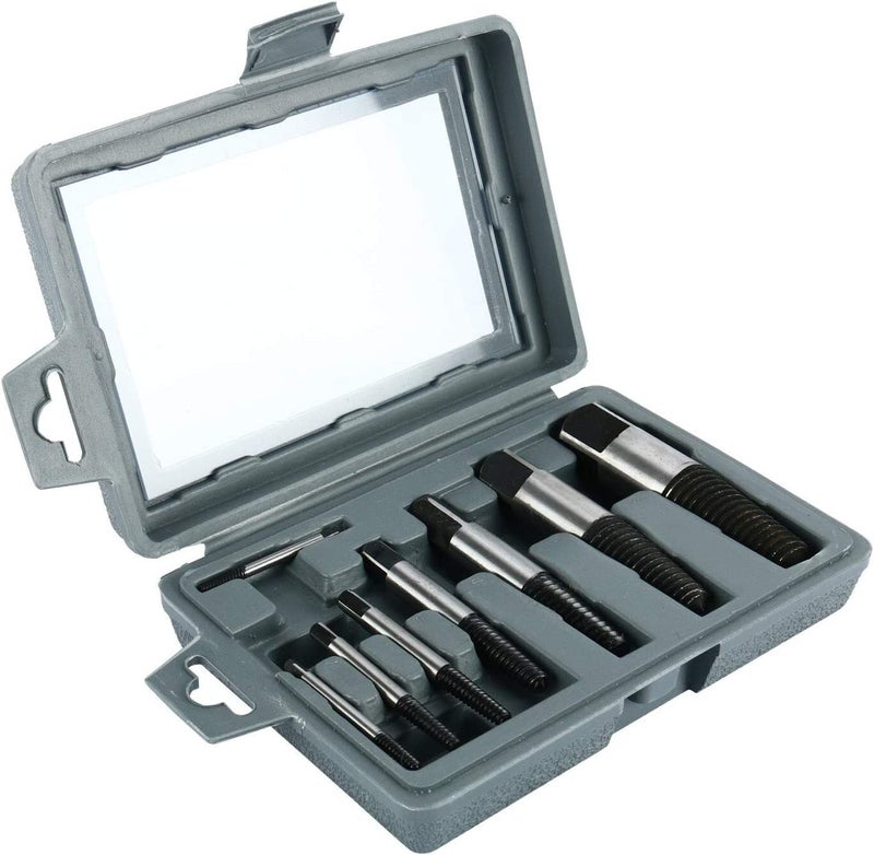 FreeTec 8pcs Water Pipe Screw Extractor Set  Damaged Screw Broken Bolt Remover Set - Image 1